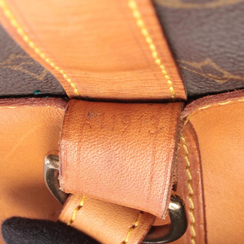 Louis Vuitton Shoulder Bag Randonee Leather Monogram Brown Canvas - Picture 4 of 9